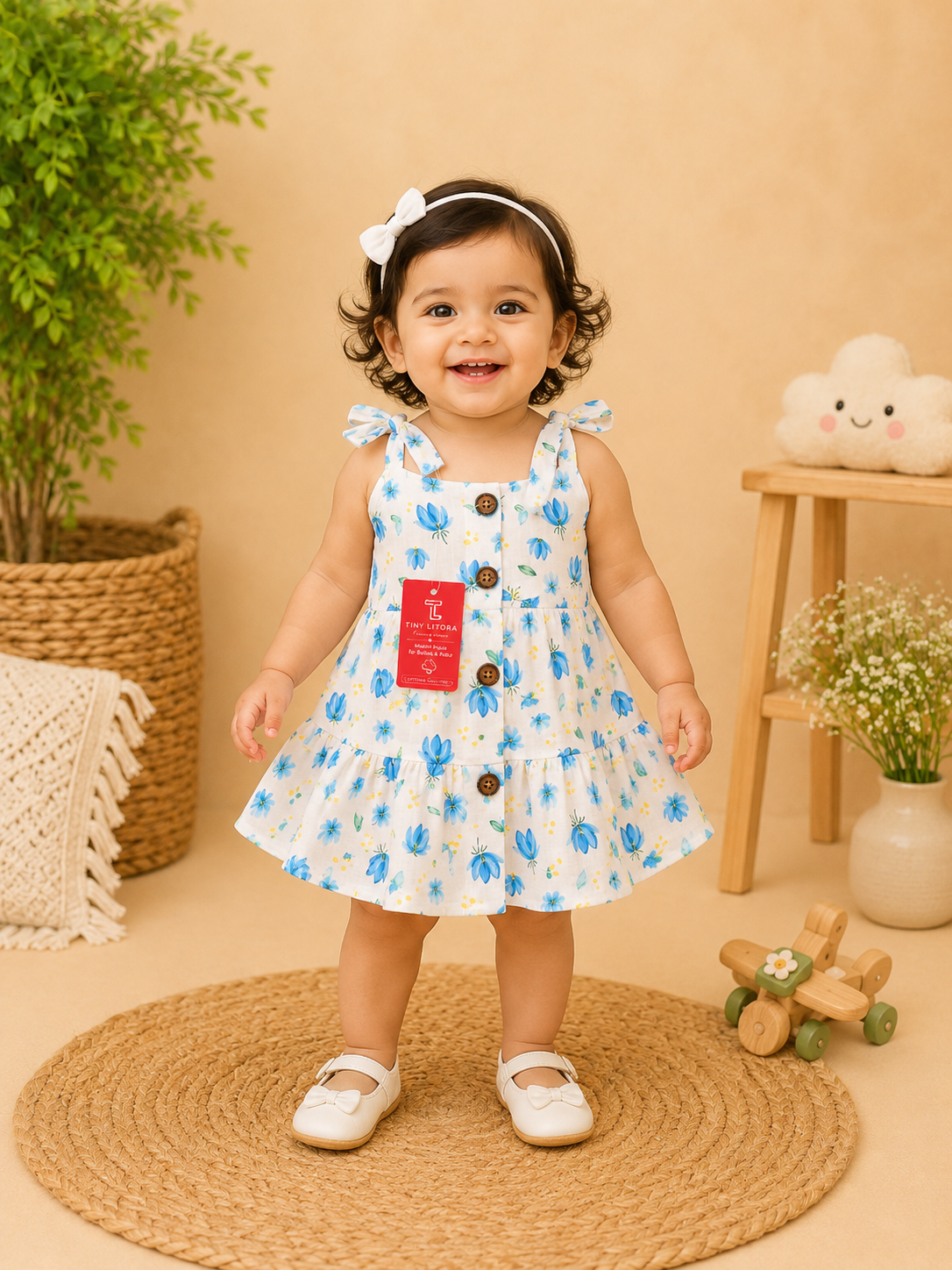 Flower Knot Frock - Image 3